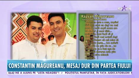 Constantin Măgureanu, mesaj dur din partea fiului renegat