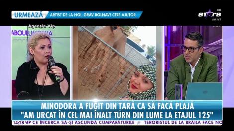 Minodora a fugit în Dubai ca să facă plajă