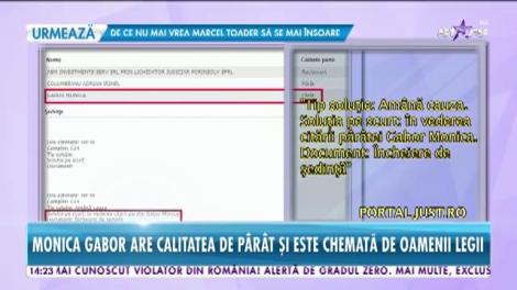 Monica Gabor, citată într-un proces cu Irinel Columbeanu