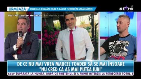 Marcel Toader nu mai vrea să se însoare: "Nu cred că o hârtie este secretul fericirii"