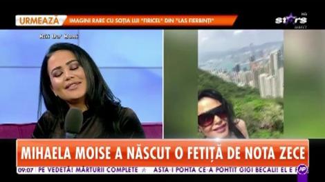 Mihaela Moise a devenit mămică pentru prima dată