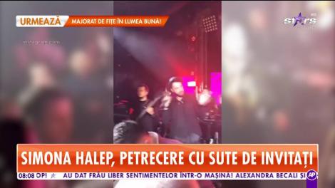 Petrecere de senzaţie pentru Simona Halep! Campioana şi-a făcut singură tortul în faţa invitaţilor