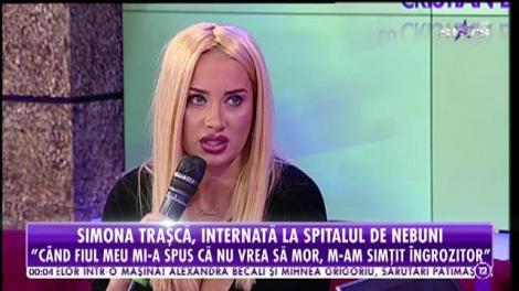 Simona Traşcă, internată la spitalul de nebuni: ”M-am luptat cu mine ani de zile ca să nu îmi fac rău”