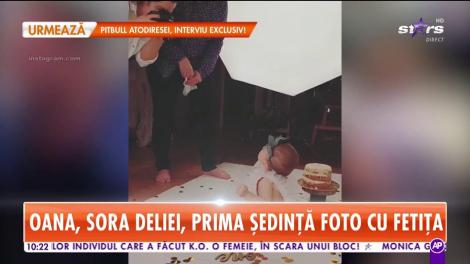 Prima şedinţă foto cu nepoata Deliei