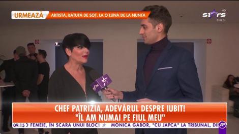 Chef Patrizia, primele declaraţii despre iubitul ei!