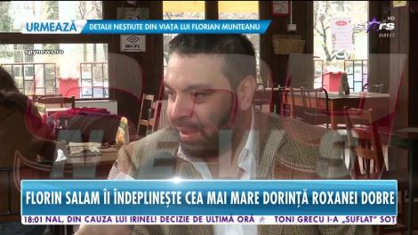 Florin Salam vrea să se căsătorească cu Roxana Dobre în America