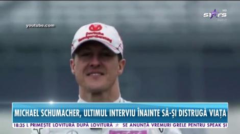 Michael Schumacher, ultimul interviu înainte să-și distrugă viața