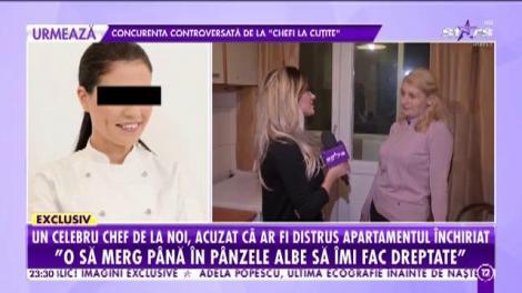 Un celebru chef din România, acuzat că a fugit din chirie şi a lăsat datorii de mii de lei