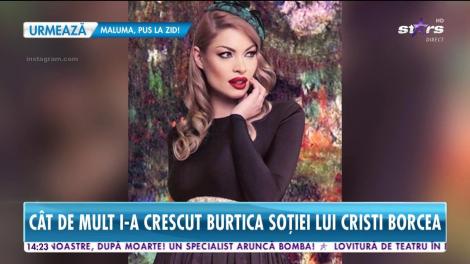 Valentina Pelinel, primul shooting de când este însărcinată pentru a doua oară