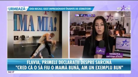 Flavia, primele declarații despre sarcină