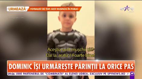 Dominic, băiatul Antoniei şi al lui Alex Velea, se face vlogger