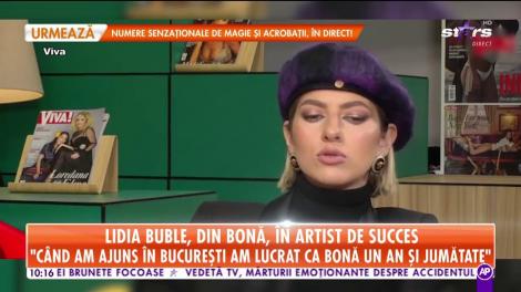 Lidia Buble, din bonă, în artistă de succes