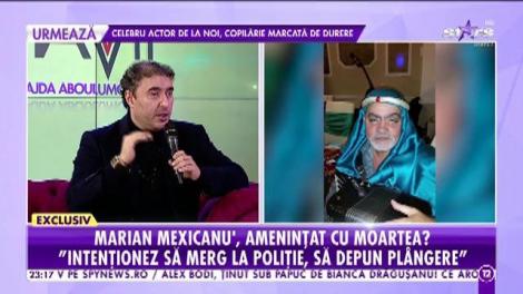 Un nou scandal zguduie lumea muzicii lăutăreşti! Marian Mexicanu: "Trei oameni periculoşi m-au ameninţat cu moartea!"