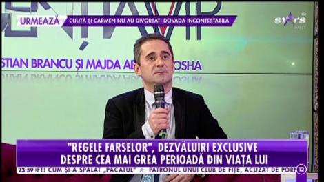 "Regele farselor", poveşti care îţi dau fiori pe şira spinării! Gabriel Fătu, despre cea mai grea perioadă din viaţa lui!