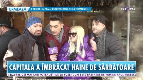 Scărlătescu, Anda Adam şi Tavi Colen, în vizită la Târgul de Crăciun