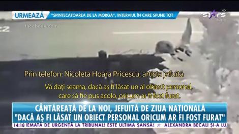 O cântăreaţă de la noi a fost jefuită în propria casă. Hoţul a fost filmat pas cu pas