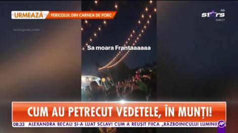 Băuturi fine, muzică de calitate şi fiţe.fără număr! Aşa a arătat una dintre cele mai tari petreceri din munţi