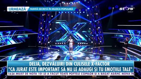 Delia, dezvăluiri din culisele X-factor: „Am emoții la fiecare gală pentru toți concurenții”