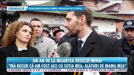 Un an de la moartea Regelui Mihai I. Ceremonie emoționantă la la Curtea de Argeș