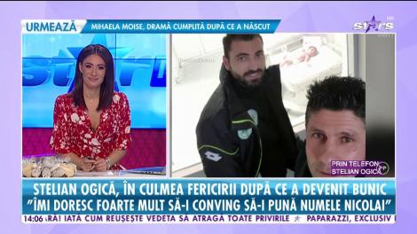 Stelian Ogică, în culmea fericirii după ce a devenit bunic! "Sunt foarte emoţionat!"
