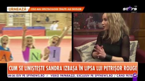 Cum se liniștește Sandra Izbaşa în lipsa lui Petrişor Ruge