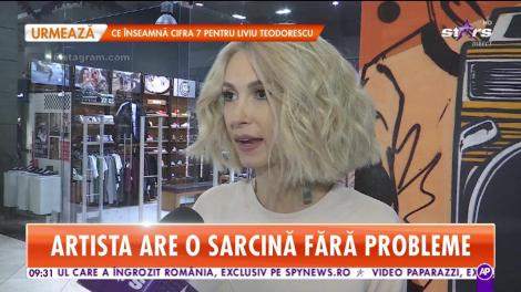 Andreea Bălan a făcut show la mânecă scurtă, pe un ger năprasnic