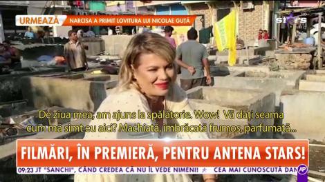Gina Pistol, sărbătorită în Mumbai: ”Îmi doresc să fiu fericit şi îmi mai doresc Asia Express 3!”