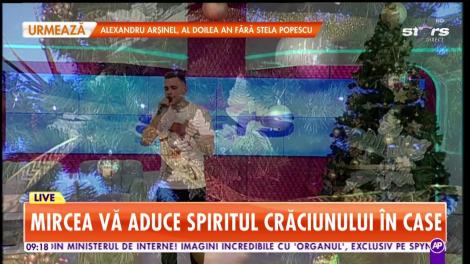 Regal muzical de Crăciun! Mircea Eremia interpretare sublimă, live, a colindului „O, ce veste minunată”