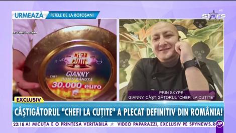 Gianny Bănuță, câștigătorul de la "Chefi la cuțite", primele declaratii despre proiectul lui de suflet!
