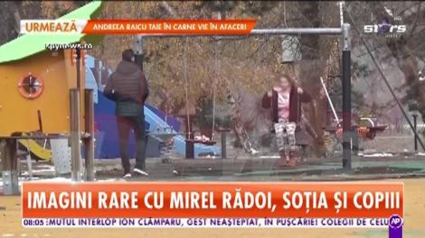 Imagini senzaţionale cu Mirel Rădoi în rolul de părinte