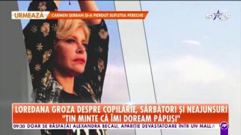 Cum arăta Crăciunul în copilărie pentru Loredana Groza