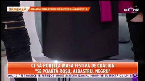 Cum să te îmbraci la masa festivă de Crăciun