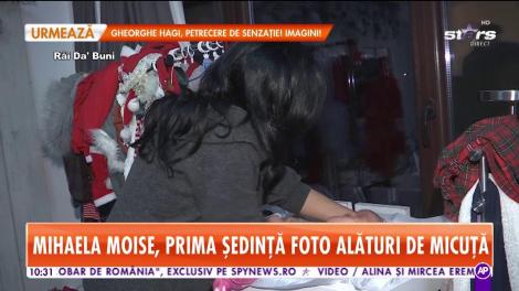 Mihaela Moise, prima şedinţă foto alături de viitorul soţ şi de micuţa ei!