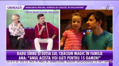 Radu Sîrbu de la Ozone şi soţia lui, Ana, Crăciun magic în familie