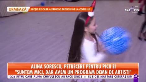 Alina Sorescu, petrecere pentru picii ei