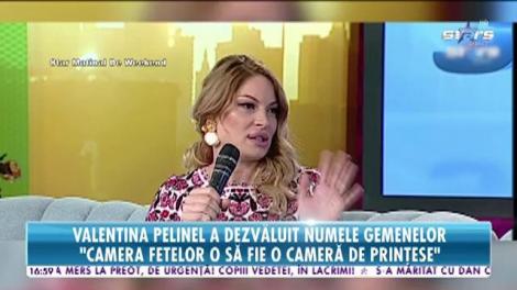 Valentina Pelinel, pentru prima oară într-un platou de televiziune, după cinci ani! Vedeta a dezvăluit numele gemenelor pe care le va avea cu Cristi Borcea