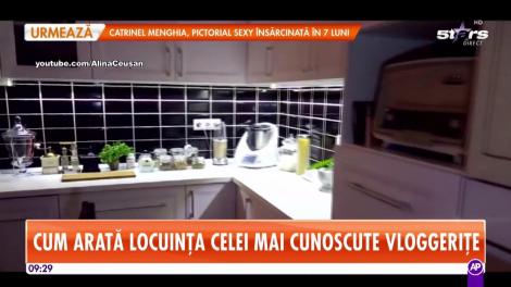 Cea mai bogată bloggeriță din România ne-a primit în casa sa! Alina Ceuşan ne-a făcut turul