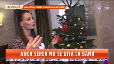 Anca Serea a aruncat în stânga şi în dreapta cu bani pentru a face cadouri persoanelor iubite
