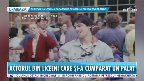Actorul din "Liceenii" care și-a cumpărat un palat