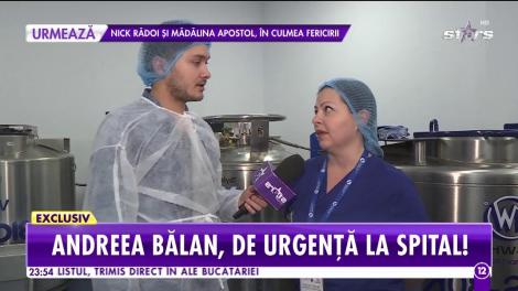 Însărcinată în opt luni, Andreea Bălan a ajuns pe mâna medicilor