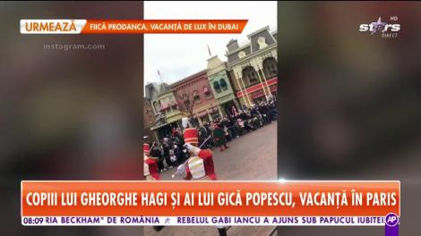 Copiii lui Gheorghe Hagi şi ai lui Gică Popescu, vacanţă de neuitat în Paris