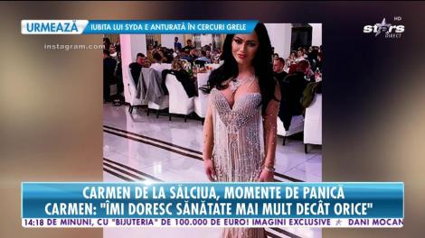 Carmen de la Sălciua a leșinat pe scenă