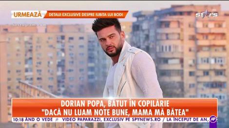 Dorian Popa, despre bătăile pe care le primea în copilărie: "Mama m-a învățat să iubesc cartea"