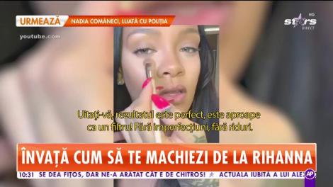Învață cum să te machezi ca Rihanna. Trucurile pe care le folosește diva să își asunda defectele