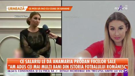 Anamaria Prodan le dă o sumă uriaşă de bani fetelor sale. Impresara le plăteşte câte un salariu lunar