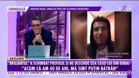 Adrian Mutu a schimbat prefixul: ”Acum că am 40 de ani, mă simt puțin bătrân”