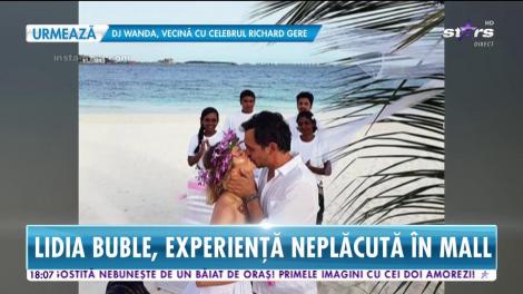 Lidia Buble, experiență neplăcută în mall