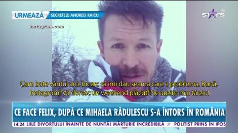 Ce face Felix Baumgartner, după ce Mihaela Rădulescu s-a întors în România