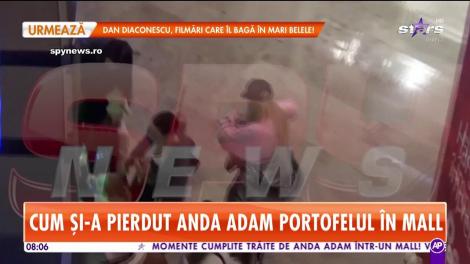Cum și-a pierdut Anda Adam portofelul în mall