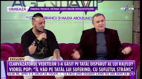 Clarvăzătorul vedetelor l-a găsit pe tatăl lui Ralflo, dispărut de 40 de ani? Viorel Pop: "Îi urmărește de mult timp activitatea"